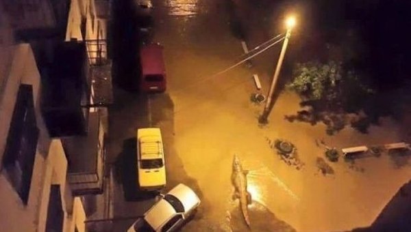 Разрушительное наводнение в Тбилиси