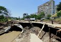 Последствия наводнения в Тбилиси