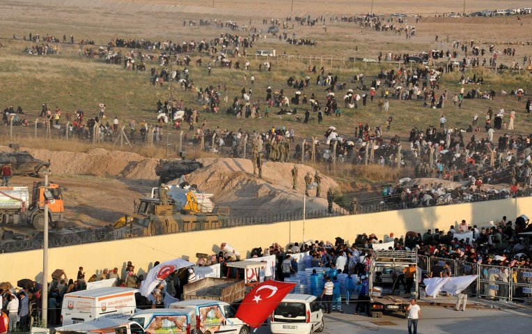 Сирийские беженцы в Турции