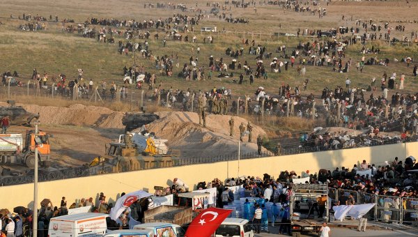 Сирийские беженцы в Турции