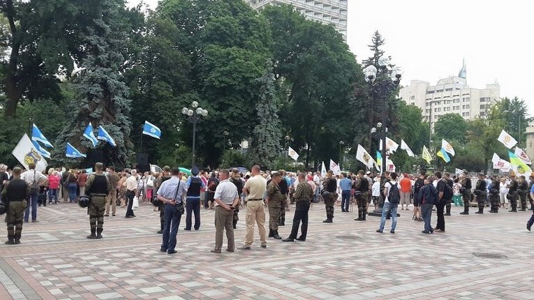 Акции протеста под Верховной Радой 16 июня 2015 г.