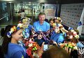 Украинские призеры Европейских игр по синхронному плаванию вернулись на родину