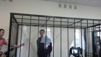 Подозреваемый в убийстве Олеся Бузины Андрей Медведько на суде