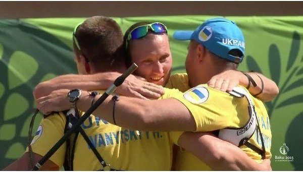 Украинские лучники взяли золото на Европейских играх в Баку