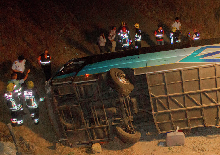 Авария туристического автобуса в Португалии