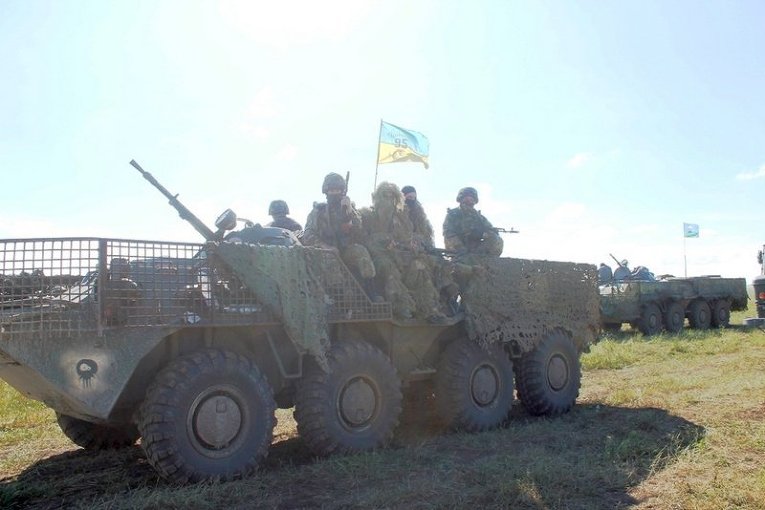 Учения снайперов-десантников в Николаевской области