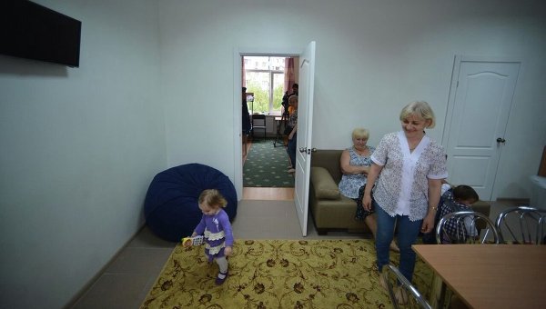 Центр для переселенцев в Киеве. Архивное фото