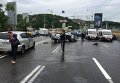 Масштабная авария на мосту Патона в Киеве