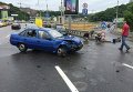 Масштабная авария на мосту Патона в Киеве