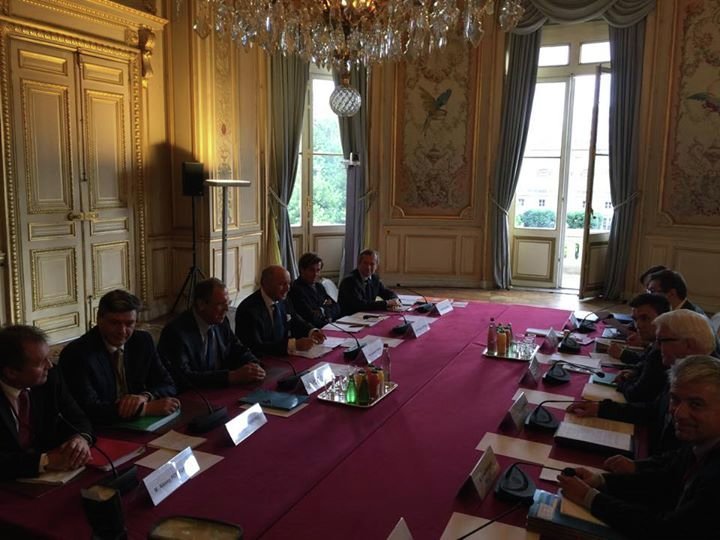 Встреча министров иностранных дел  стран нормандской четверки в Париже 23 июня 2015 г.