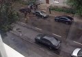 На месте взрыва во Львове