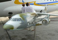 Модель нового транспортного самолета Ан-178
