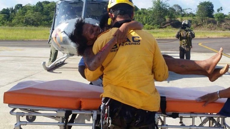 Женщину и ее сына спасли в Колумбии через пять дней после авиакатастрофы