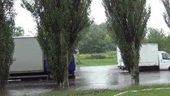 Мощный ливень затопил Черкассы. Видео