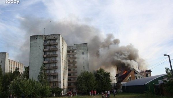 Пожар в Житомире