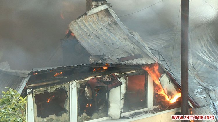 Пожар в развлекательном комплексе в Житомире