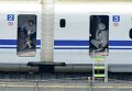 Последствия возгорании в скоростном поезде в Японии