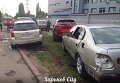 Пожар на станции техобслуживания автомобилей в Харькове