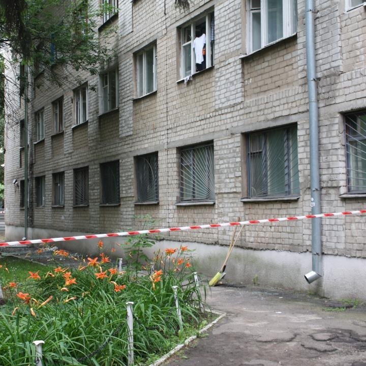 Взрыв в студгородке в Харькове