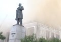 В Черкассах горит драматический театр. Видео
