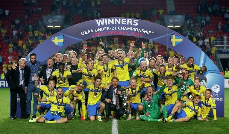 Молодежная сборная Швеции победила на Чемпионате Европы по футболу среди игроков до 21 года