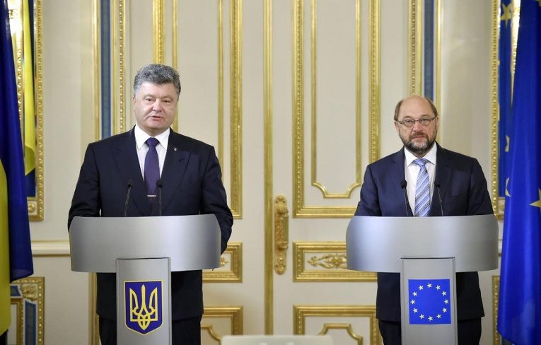 Глава Европарламента Мартин Шульц находится с рабочим визитом в Украине.