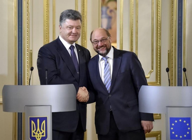 Глава Европарламента Мартин Шульц находится с рабочим визитом в Украине.