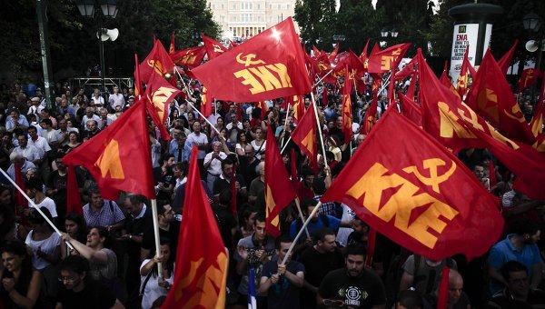 Акции протеста в Греции. Архивное фото
