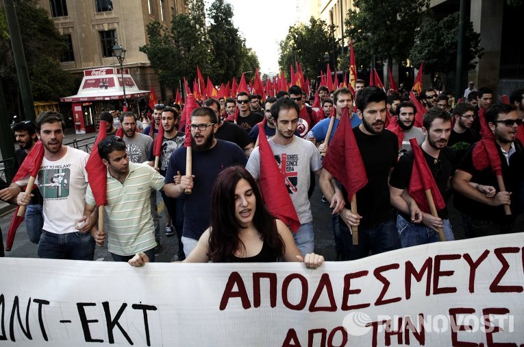 Акции протеста в Греции
