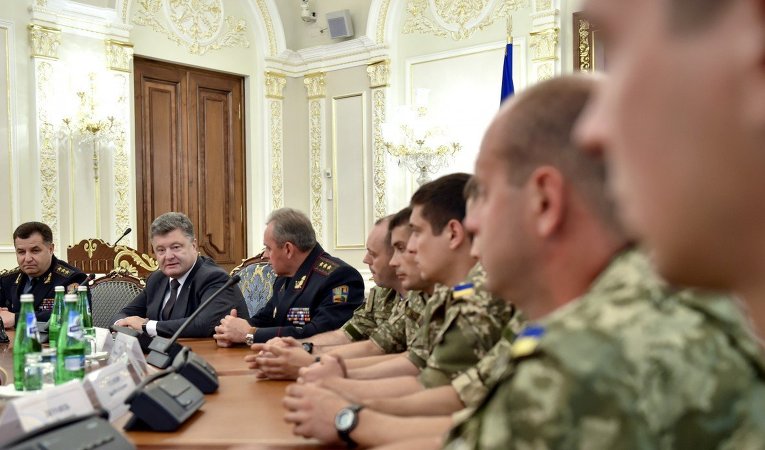 Встреча Порошенко с военнослужащими