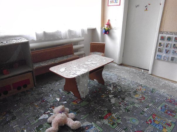 Обстрел детского сада в Тельманово