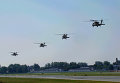 Американские вертолеты во Львове