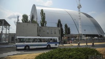 Яценюк в зоне отчуждения Чернобыльской АЭС