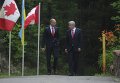 Премьер-министр Арсений Яценюк и премьер-министр Канады Стивен Харпер