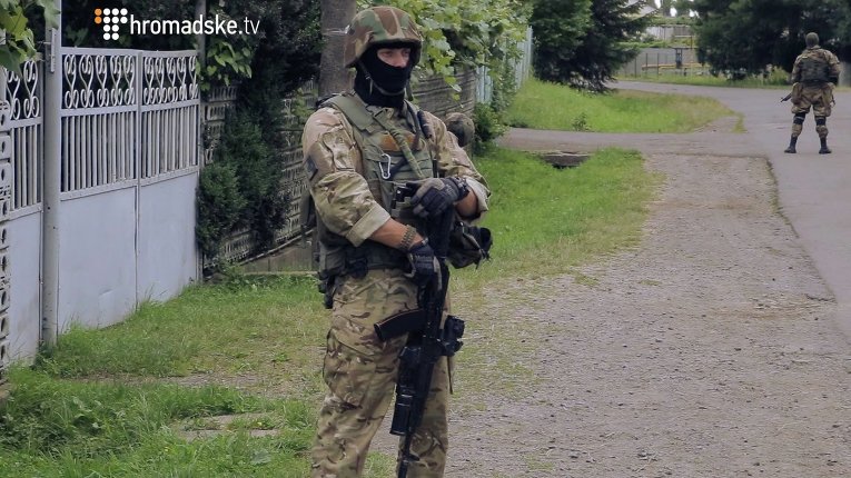 Спецоперация силовиков в Бобовище под Мукачево