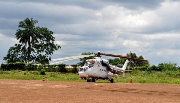 Украинские вертолетчики в ДР Конго