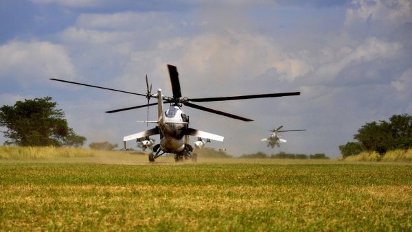 Украинские вертолетчики в ДР Конго