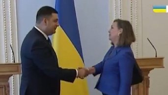 Встреча Виктории Нуланд и Владимира Гройсмана в Киеве