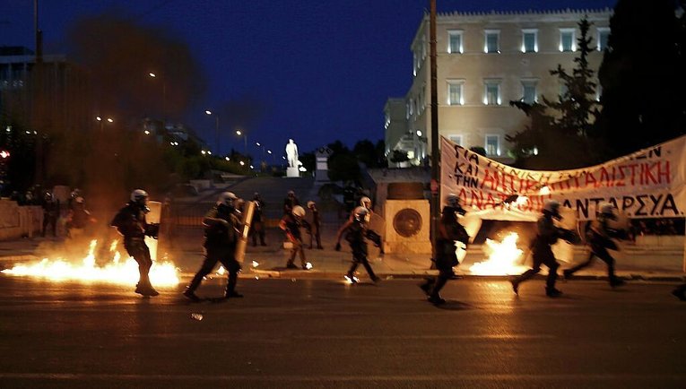 Беспорядки в Афинах