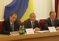 Прокурор Киевской области Евгений Бондаренко (слева) и главный военный прокурор Анатолий Матиос