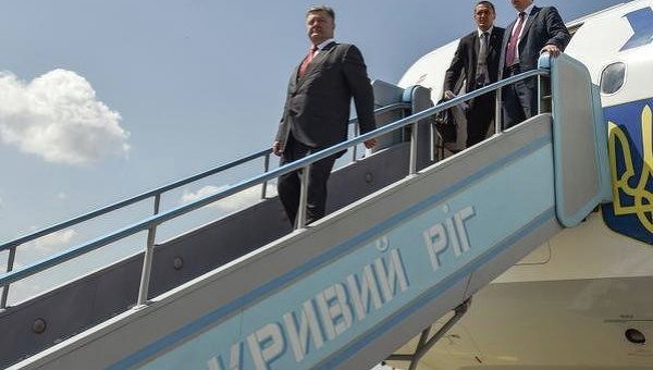 Президент Петр Порошенко в Кривом Роге