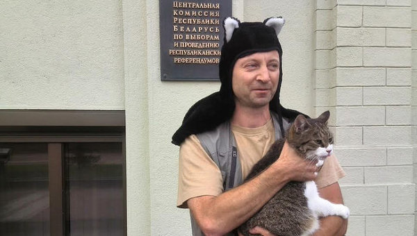 В ЦИК Белоруссии принесли регистрировать кота
