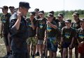 Военная подготовка детей на полигоне Нацгвардии в Киевской области