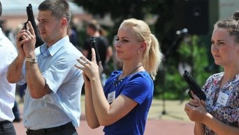 Арсен Аваков осмотрел новых патрульных Львова
