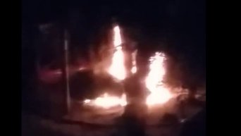 Поджог машин в Харькове
