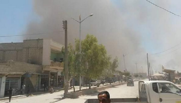 На месте взрыва в турецком городе Суруч на границе с Сирией