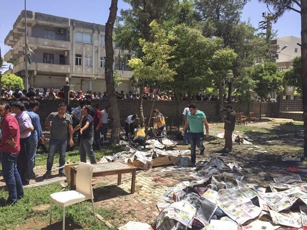 Теракт в турецком городе Суруч