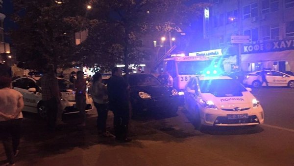 Полиция Киева и Porsche Cayenne