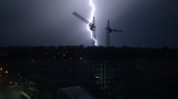 Молния в Тернополе