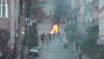 Беспорядки в Стамбуле, где погибли два полицейских